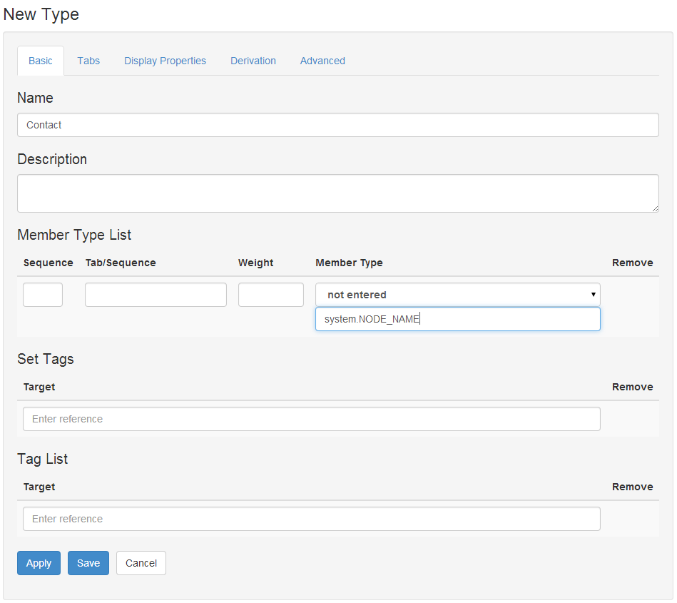 Creating a new node type in Metrici