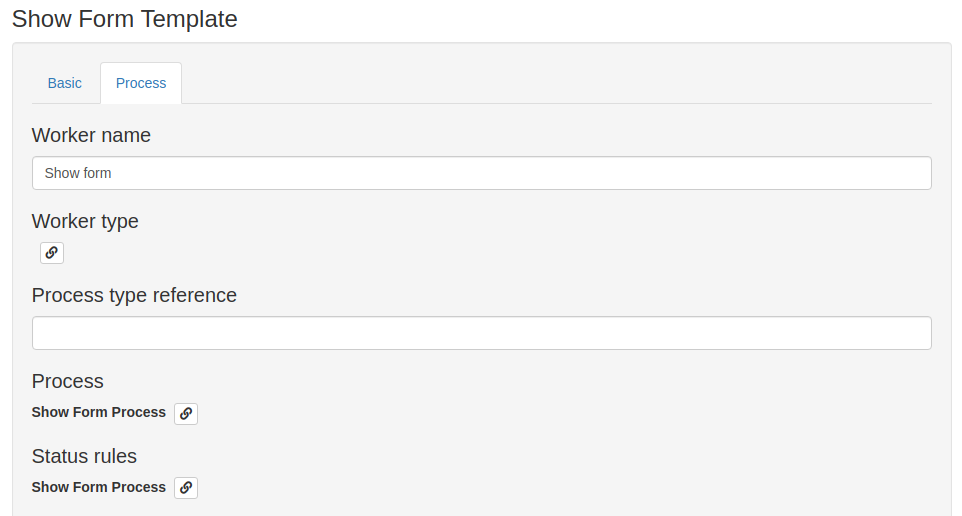 Worker template linking to a Camunda importer